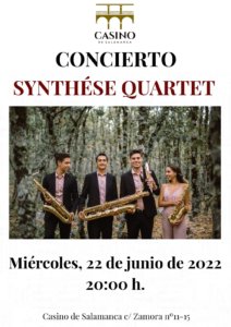 Casino de Salamanca Synthése Quartet Junio 2022