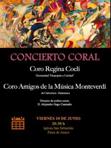 Iglesia de San Sebastián Coro Regina Coeli y Coro Amigos de la Música Monteverdi Salamanca Junio 2022