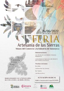 Museo del Comercio y de la Industria Feria Artesanía de las Sierras Salamanca Junio 2022