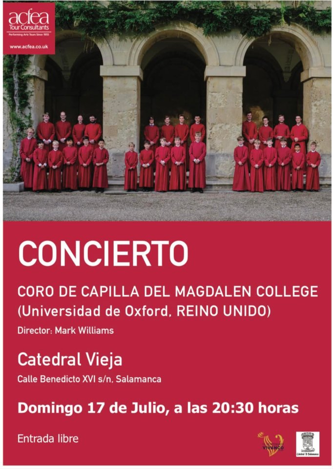 Catedral Vieja Coro de Capilla del Magdalen College Salamanca Julio 2022