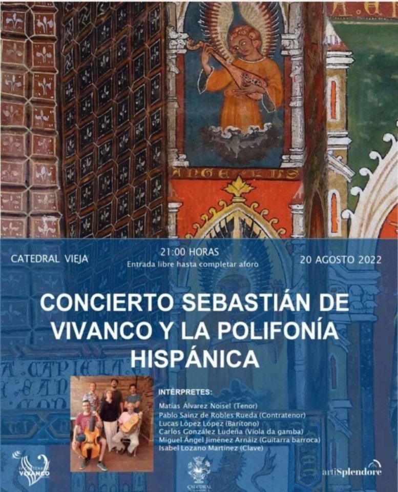 Catedral Vieja Sebastián de Vivanco y la Polifónica Hispánica Salamanca Agosto 2022