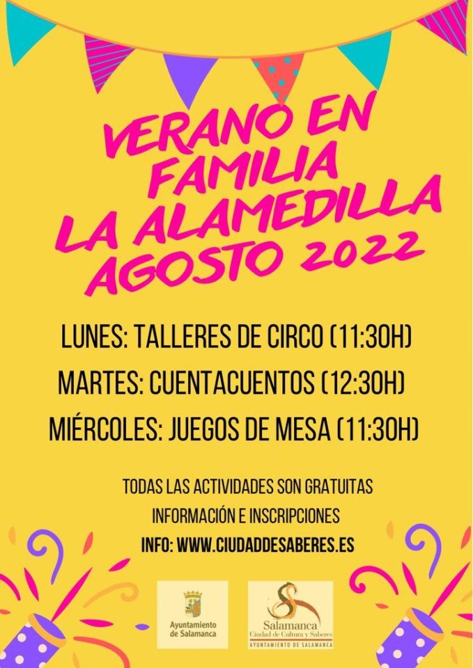 Salamanca Verano en familia en La Alamedilla Agosto 2022