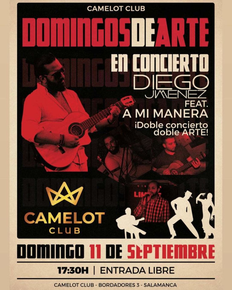 Camelot Diego Jiménez + A mi Manera Salamanca Septiembre 2022