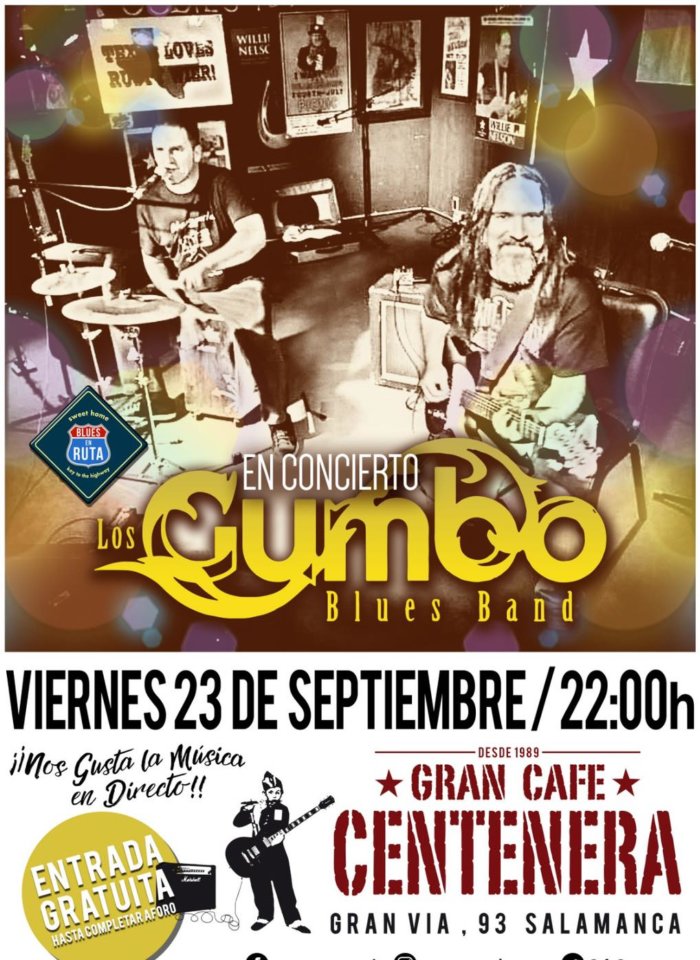 Centenera Los Gumbo Blues Band Salamanca Septiembre 2022