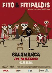 Centro de las Artes Escénicas y de la Música CAEM Fito & Fitipaldis Salamanca Marzo 2023