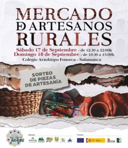Colegio Arzobispo Fonseca Mercado de Artesanos Rurales Salamanca Septiembre 2022
