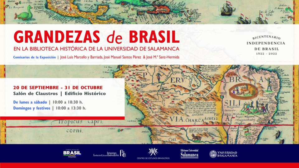 Escuelas Mayores Grandezas de Brasil en la Biblioteca Histórica de la Universidad de Salamanca Septiembre octubre 2022
