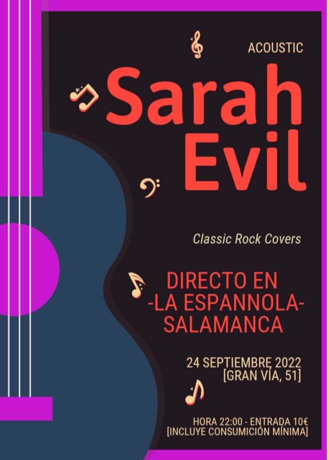 La Espannola Sarah Evil Salamanca Septiembre 2022