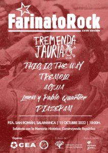 Plaza de San Román XXVII Festival Farinato Rock Salamanca Octubre 2022