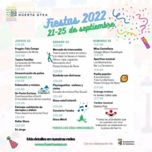 Salamanca Fiestas 2022 Asociación Vecinal Huerta Otea Septiembre