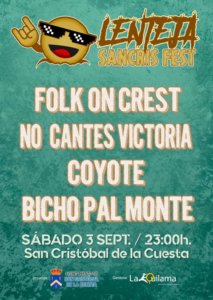 San Cristóbal de la Cuesta Lenteja Sancris Fest Septiembre 2022