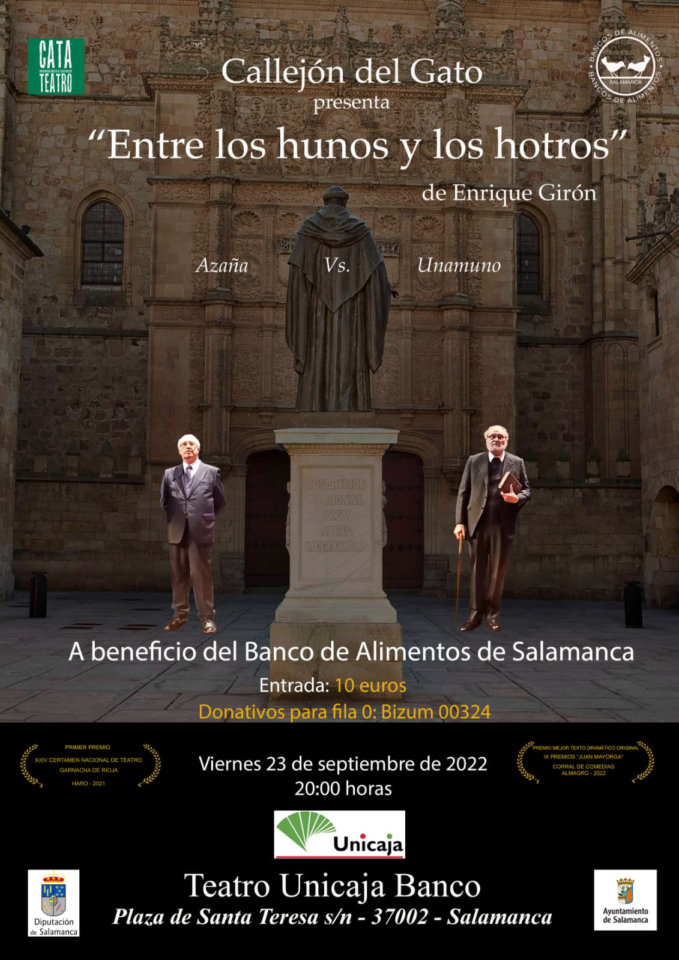 Teatro Unicaja Entre los hunos y los hotros Salamanca Septiembre 2022