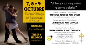 Centro Gallego Seminario de Musicalidad en el Tango Salamanca Octubre 2022