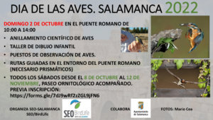 Puente Romano Día de las Aves 2022 Salamanca Octubre
