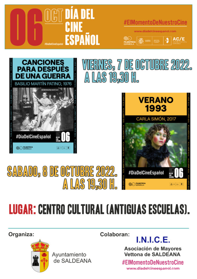 Saldeana Día del Cine Español Octubre 2022