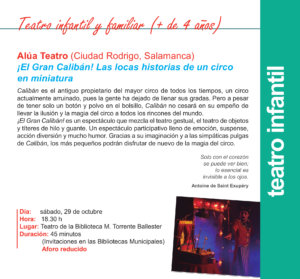 Torrente Ballester Alúa Teatro Salamanca Octubre 2022