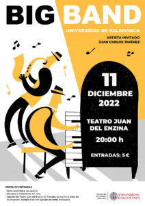 Aula Teatro Juan del Enzina Big Band de la Universidad de Salamanca Diciembre 2022