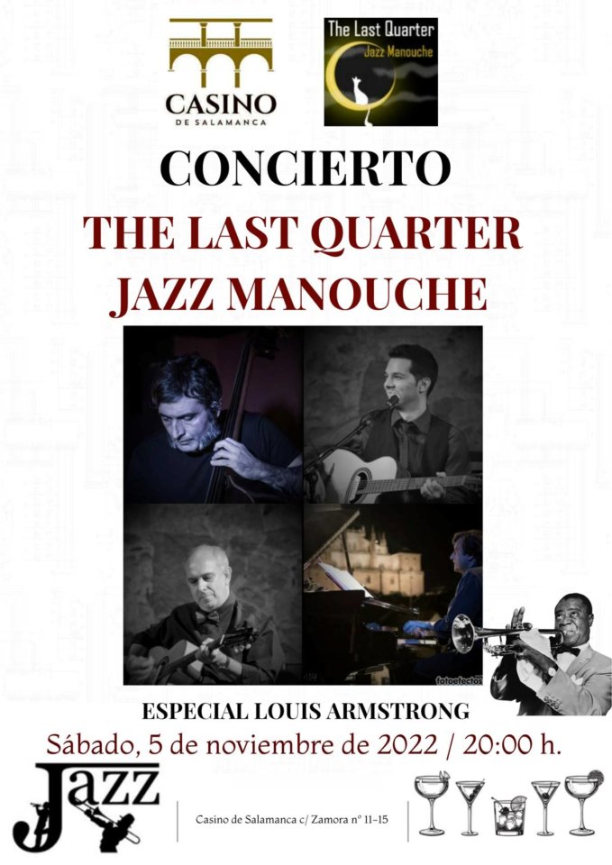 Casino de Salamanca The Last Quarter Jazz Manouche Noviembre 2022