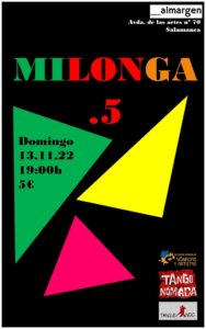 Espacio Almargen Milonga.5 Salamanca Noviembre 2022