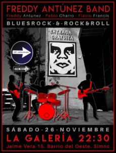La Galería Freddy Antúnez Band Salamanca Noviembre 2022