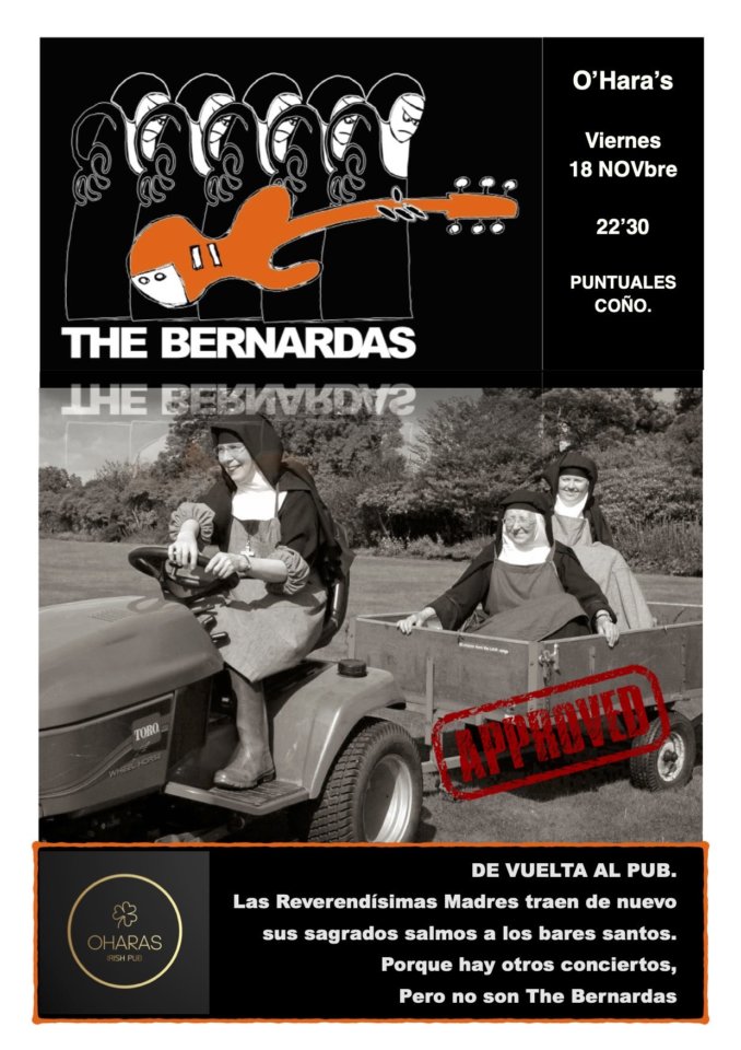 O'Hara's The Bernardas Salamanca Noviembre 2022