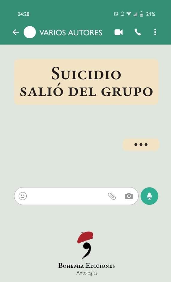 Teatro Liceo Suicidio salió del grupo Salamanca Noviembre 2022