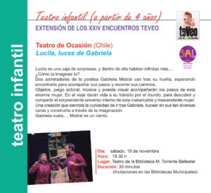 Torrente Ballester Teatro de Ocasión Salamanca Noviembre 2022