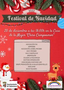 Casa de la Mujer Clara Campoamor Festival de Navidad Salamanca Diciembre 2022