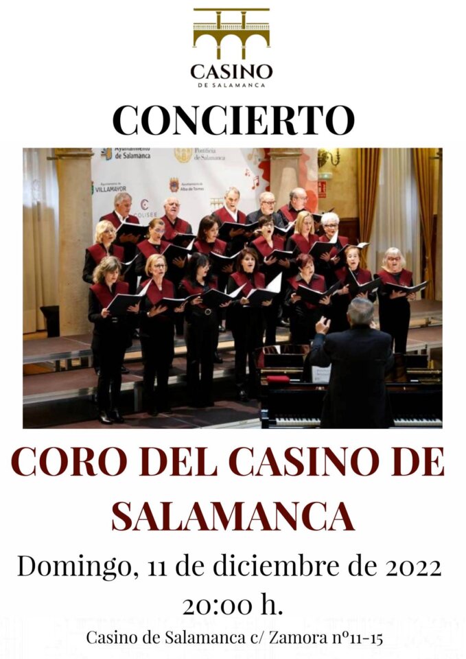 Casino de Salamanca Coro del Casino de Salamanca Diciembre 2022