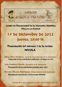 Centro Documental de la Memoria Histórica CDMH Nivola Salamanca Diciembre 2022