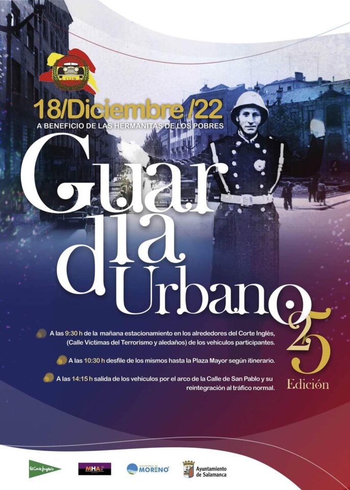 Salamanca XXV Día del Guardia Urbano Diciembre 2022