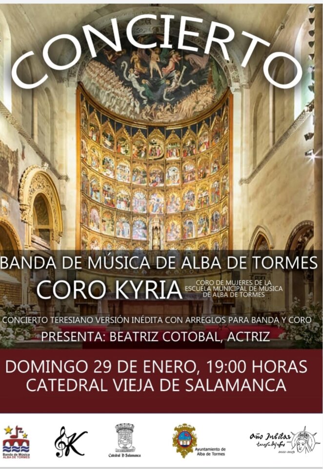 Catedral Vieja Banda de Música de Alba de Tormes + Coro Kyria Salamanca Enero 2023