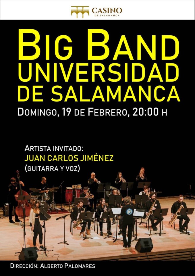 Casino de Salamanca Big Band de la Universidad de Salamanca Febrero 2023