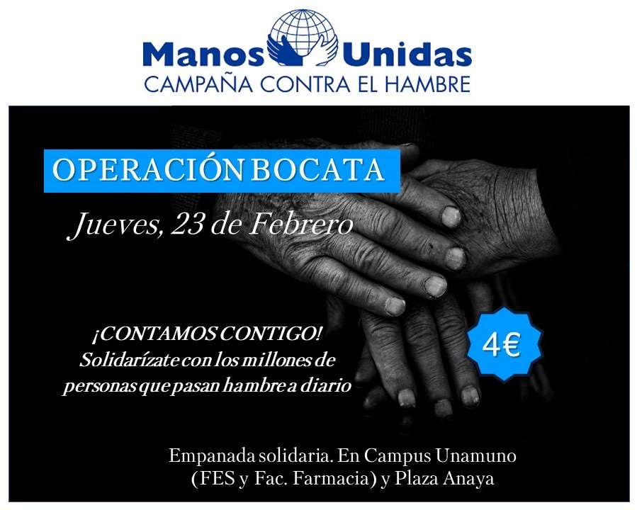 Salamanca Manos Unidas Operación Bocata Febrero 2023