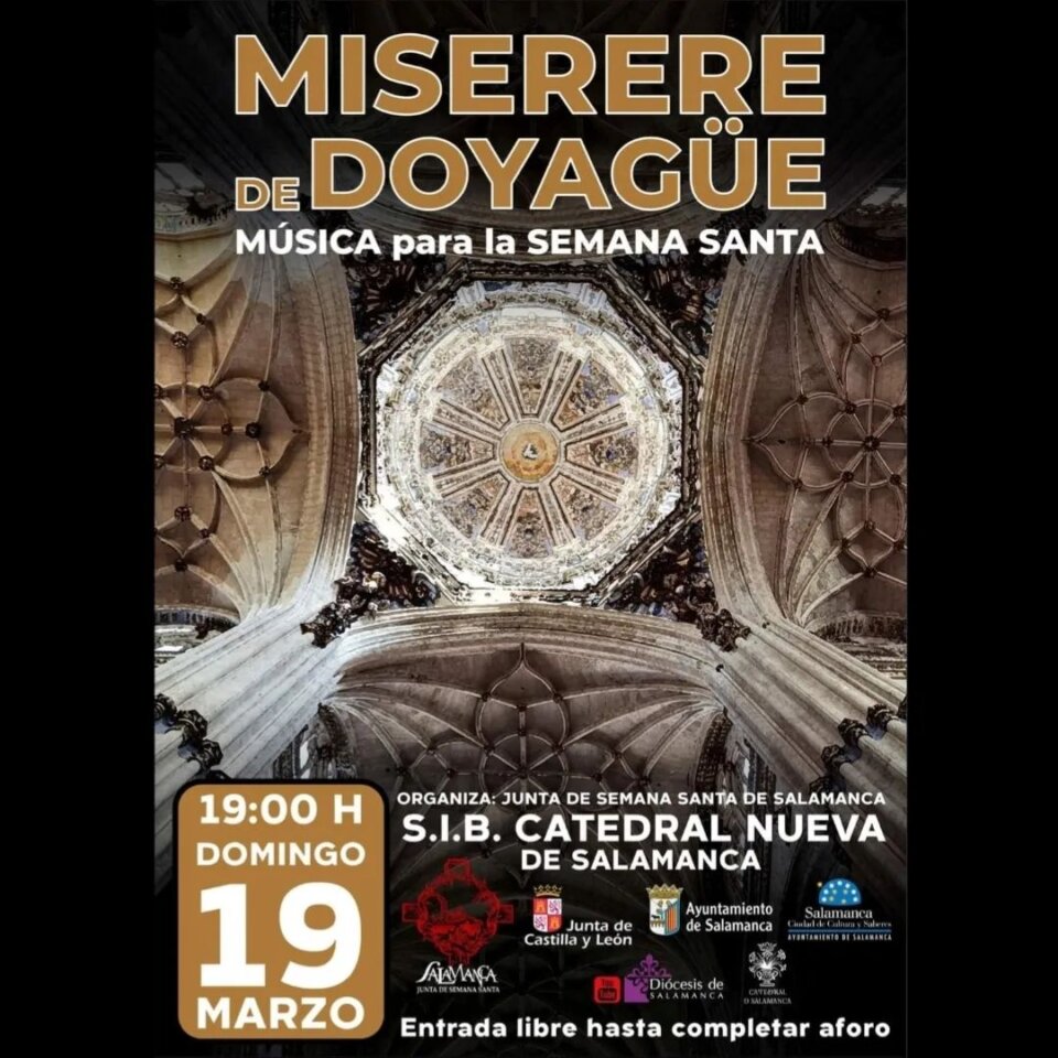 Catedral Nueva Miserere de Doyagüe Salamanca Marzo 2023