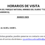 Horario de marzo de 2023 para el Torreón de Sobradillo