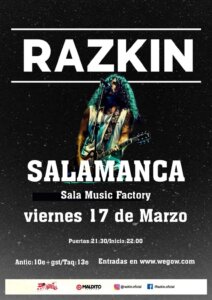 Music Factory Razkin Salamanca Marzo 2023