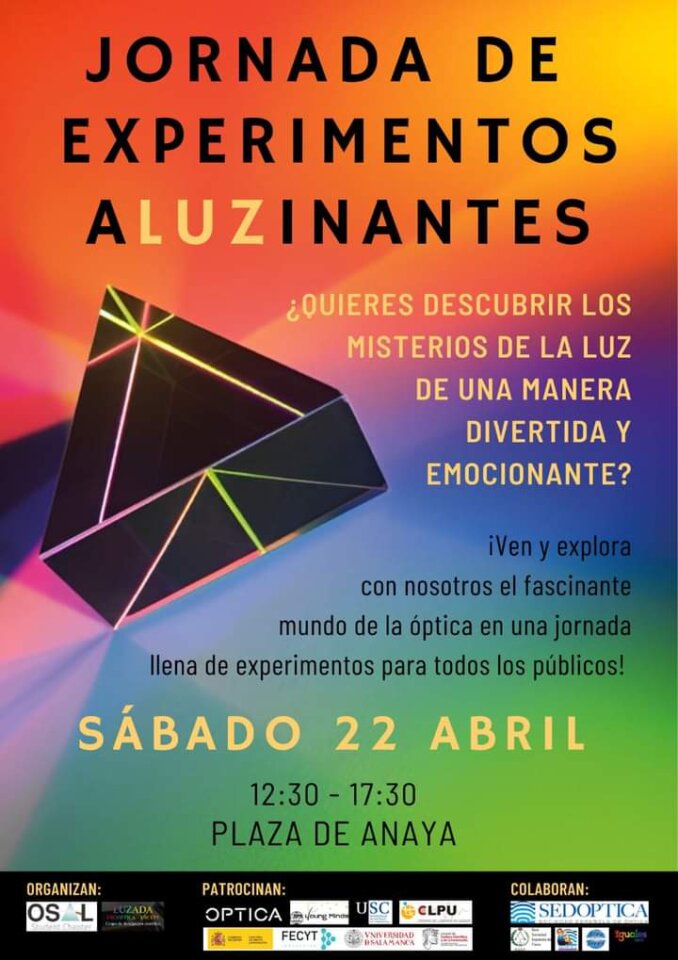 Plaza de Anaya Jornada de Experimentos Aluzinantes Salamanca Abril 2023