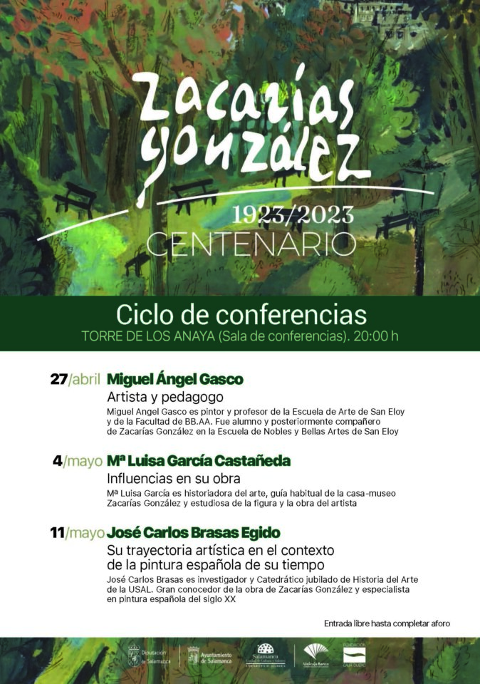 Torre de los Anaya Ciclo de Conferencias Zacarías González Salamanca Abril mayo 2023