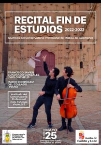 Conservatorio Profesional de Música de Salamanca Francisco Javier Cuadrado González y Mario Rodríguez del Collado Mayo 2023