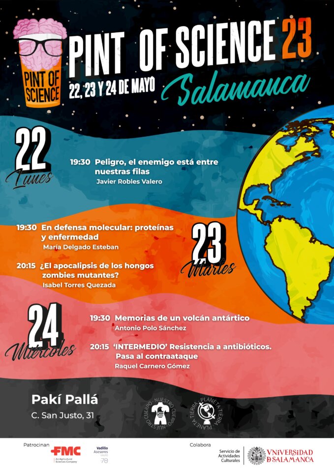 Pakipallá Pint of Science Salamanca Mayo 2023