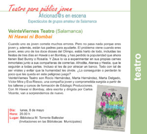 Torrente Ballester VeinteViernes Teatro Salamanca Mayo 2023