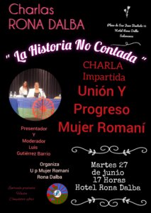 Tertulia Rona Dalba Unión y Progreso Mujer Romaní Salamanca Junio 2023