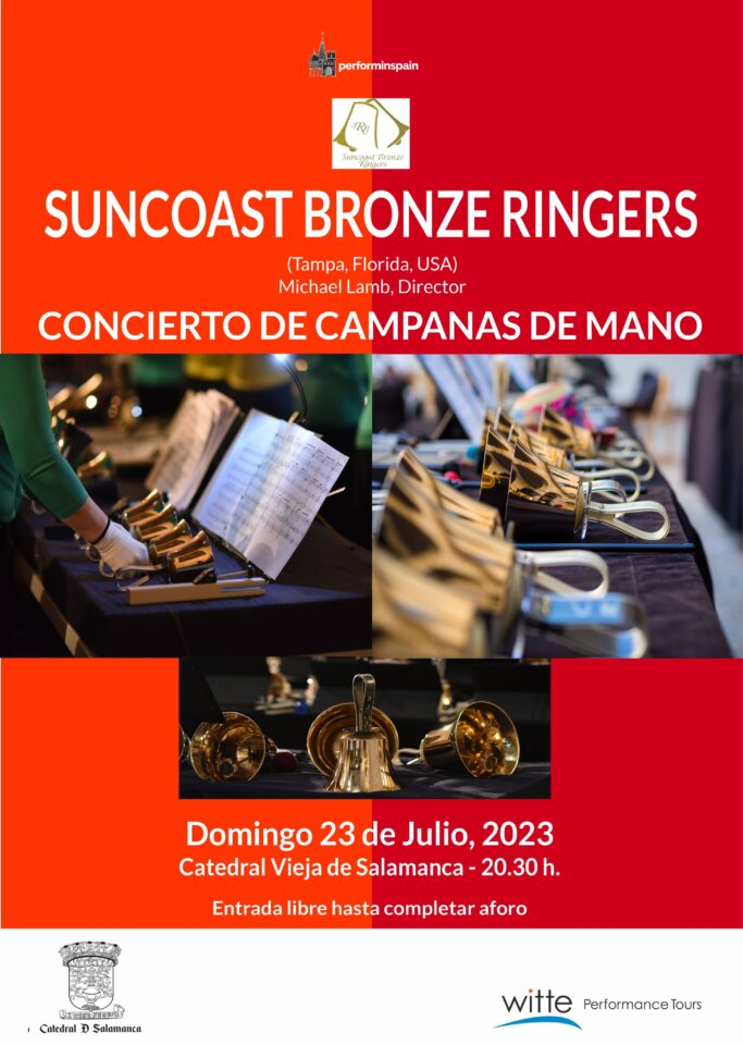 Catedral Vieja Suncoast Bronze Ringers Salamanca Julio 2023