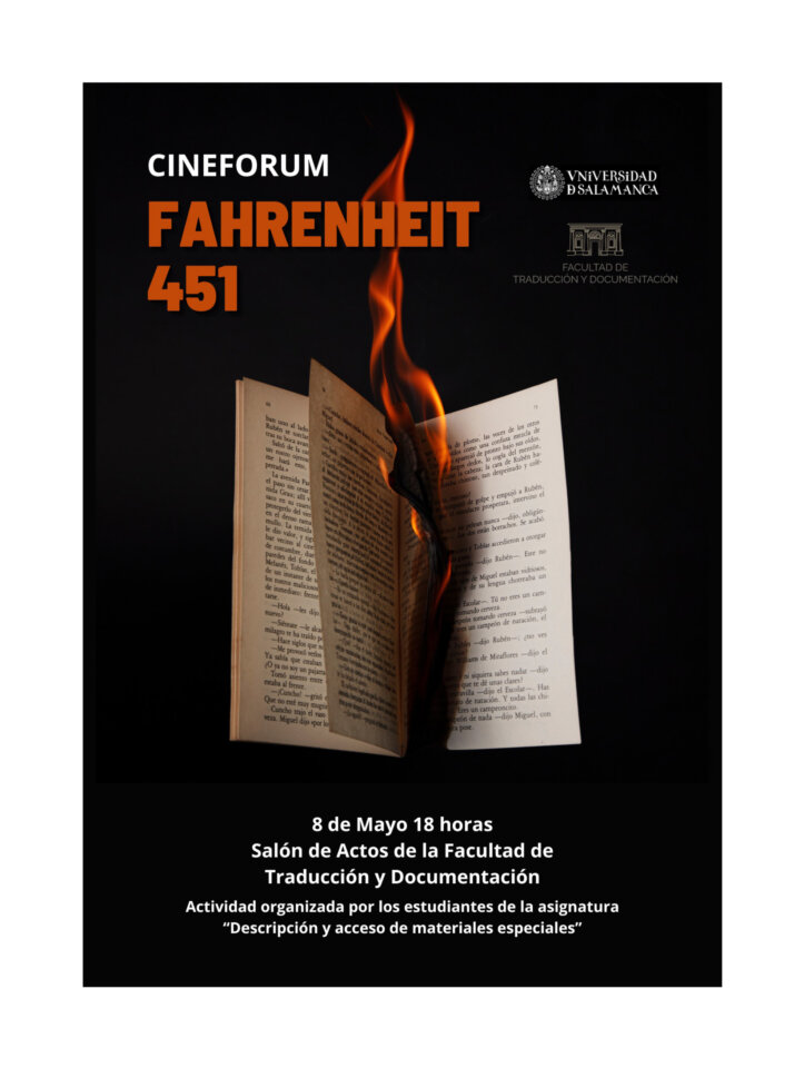 Facultad de Traducción y Documentación Fahreinheit 451 Salamanca Mayo 2024