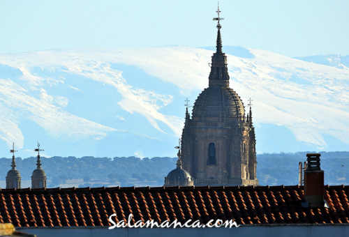 Nieve... y Salamanca por los tejados