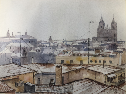 Salamanca en los pinceles de Jerónimo Calvo