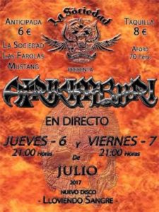 Atrikimburi, La Sociedad Hard Rock Club, Salamanca