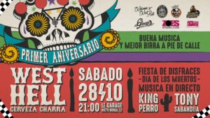 Fiesta Primer Aniversario West Hell Le Garage MCC Salamanca Octubre 2017