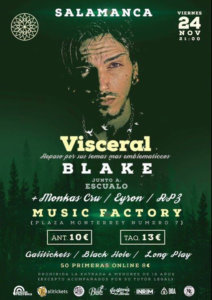 Blake Music Factory Salamanca Noviembre 2017